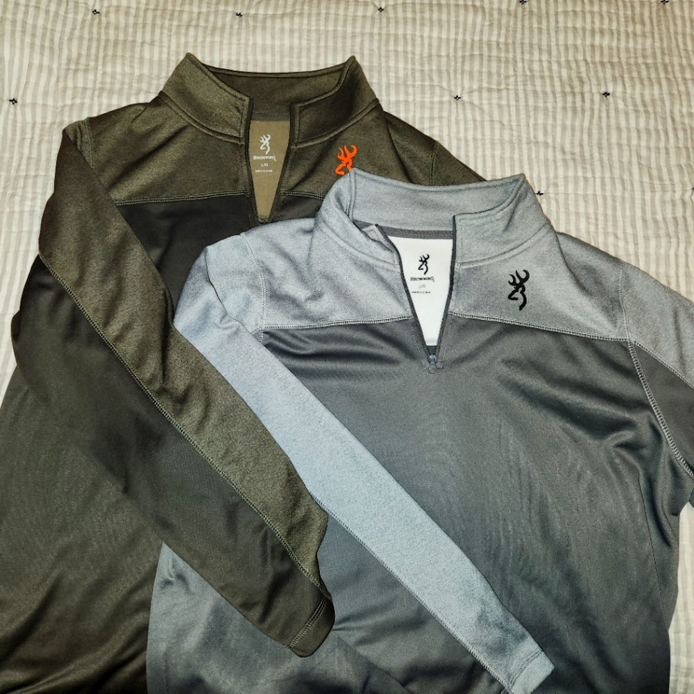 Mens Large quarter zip
